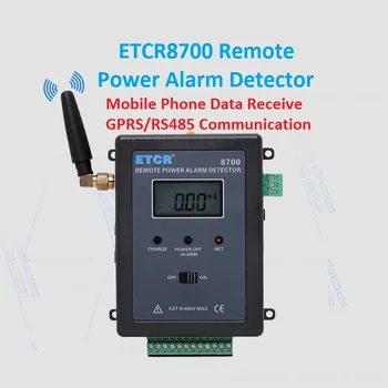 ETCR8700 Elektrik Kesintisi / Kaçak Akım Uzaktan Çevrimiçi Test Cihazı Alarm Monitörü GPRS Kablosuz RS485 İletişim Modları AC 60.00 A