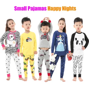 Kış Çocuk Bebek Kız Erkek Iç Çamaşırı uzun kollu giyim Çocuk Pijama Pijama Setleri Çocuk Giyim Toddler Ev Tekstili Pijamas