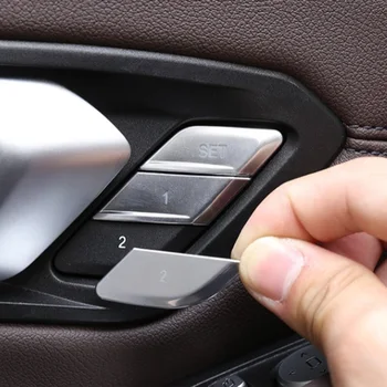 Araba Koltuğu Ayarlamak Hafıza Düğmesi Sequins ayar kapağı Sticker İç Aksesuarları BMW 3 Serisi İçin G20 G28 2020-2023