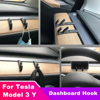 Tesla Modeli 3 Y Pano Duvar Asılı Kanca Oto Aksesuarları Araba Kanca İç Depolama Tutucu
