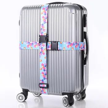TSA Kilit Gümrük valiz kayışı Ayarlanabilir şifreli kilit ambalaj kayışı Bagaj Seyahat Anti-hırsızlık valiz kayışı Paketleme Kemeri