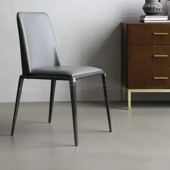 Italyan Modern yemek sandalyeleri İskandinav Minimalist Ergonomik Şezlong Lüks Tasarımcı Silla Comedo Balkon Mobilyaları GXR46XP