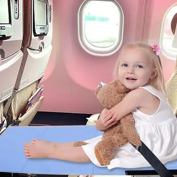 Çocuklar Seyahat Uçak Yatağı Taşınabilir Uçak Bebek Pedalı Yatak Çocuklar Seyahat Ayak İstirahat Çocuk Yatağı Hamak Uçak Koltuk Genişletici Bacak İstirahat