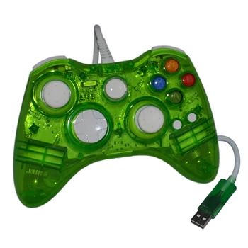 USB Kablolu Denetleyici Oyun Denetleyicisi Gamepad joystick için led ışık ile Xbox 360 Gamepad Aksesuarları
