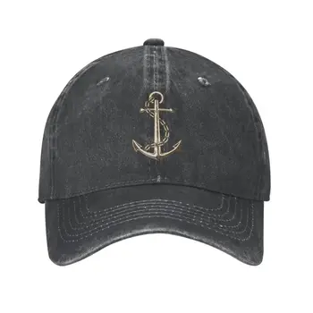 Moda Pamuk Çapa beyzbol şapkası Erkekler Kadınlar için Kişiselleştirilmiş Ayarlanabilir Yetişkin Deniz Denizci Baba Şapka Yaz