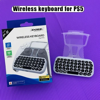 Dropshipping kablosuz klavye İçin PS5 Denetleyici Bluetooth uyumlu Harici Klavye İçin Klip ile Playstation5 Gamepad