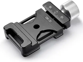 Neewer Alüminyum Vida Topuzu Kelepçe Uyumlu Mini Hızlı Ayakkabı Kelepçesi QR Plaka (38mm)