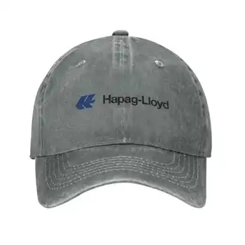 Hapag-Lloyd AG En Kaliteli Logo Denim kap Beyzbol şapkası Örme şapka