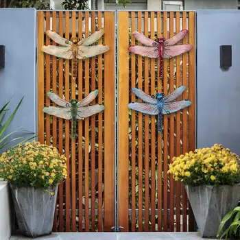 Yusufçuk Metal Kazıklar 3D Simülasyon Yard Duvar Asılı Süsleme Arka Plan Çitler Sundurma Oturma Odaları Bahçe Çim Dekorasyon 