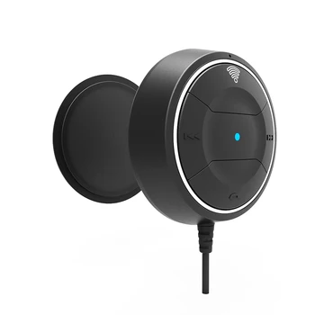 Kablosuz NFC Araba Bluetooth uyumlu Eller serbest araç kiti Ses Alıcısı Müzik MP3 Çalar Radyo Adaptörü 3.5 mm AUX Jack MİC ile