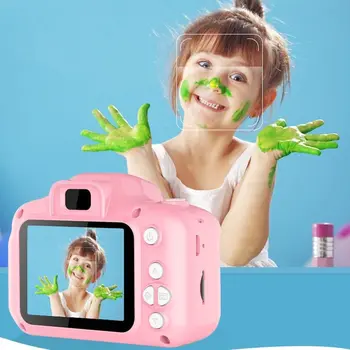 Çocuk Kamera Bebek Dijital Oyuncak Komik Simülasyon Fotoğraflanabilir Video Mini SLR dijital kamera Spor Video Oyuncak
