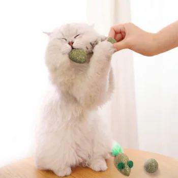 Pet Kedi Yavru Matatabi Diş Temizleme Sopa Molar Kedi Nip Lolipop Oyuncak Balık Fare Şekli Topu Teaser İnteraktif Oyun Çiğnemek Oyuncak
