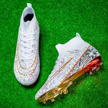 Kaliteli futbol ayakkabıları Neymar Toptan futbol kramponları Cleats Futbol Chuteira Toplum Kaymaz Moda Futsal Eğitim Sneakers