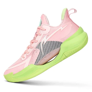 2023 Yeni Basketbol Sneakers Erkekler Moda basketbol ayakkabıları Nefes Kadın Eğitim Sneakers Hafif Açık spor ayakkabılar
