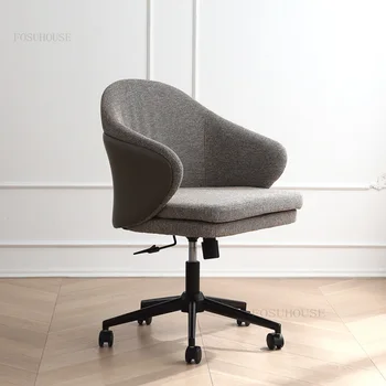 Yaratıcı büro sandalyeleri Ev Çalışma bilgisayar sandalyesi Modern Ofis Mobilyaları Eğlence Tek Arkalığı Koltuk Kaldırma Döner oyun sandalyesi