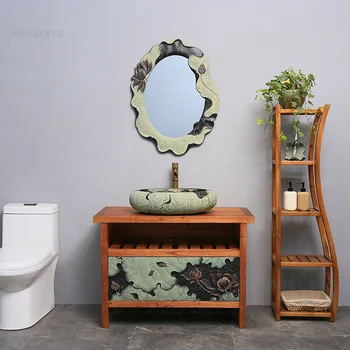 Yaratıcı Lotus Yaprağı banyo lavaboları Modern mutfak mobilyası Modern Yeşil lavabo Tuvalet yıkama lavabosu Ev Mutfak Lavabo