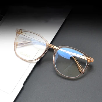 Marka Tasarımcısı Titanyum Optik Kare Vintage Gözlük Çerçeveleri Erkekler Tam Çerçeveleri Maç Miyopi Reçete Moda Gözlük