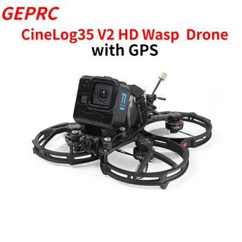 GEPRC CineLog35 V2 HD Wasp FPV Drone GPS Runcam Wasp Kamera SPEEDX2 2105.5 Motor 7075 Alüminyum RC FPV Quadcopter Serbest Drone