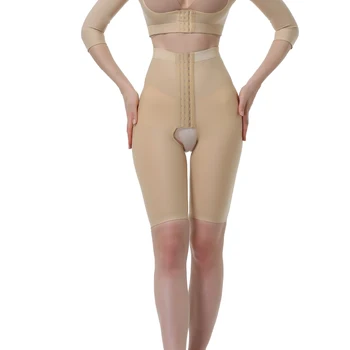 Kadın Postoperatif Uyluk Liposuction Şekillendirme Iç Çamaşırı Sıkıştırma Tayt Kalça Kaldırma Pantolon Açık Kasık Vücut Şekillendirici