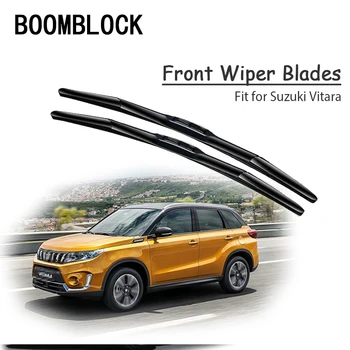 BOOMBLOCK 2 adet araç ön camı kauçuk silecek Lastikleri Kolu Kiti Suzuki Vitara 2018 Için 2017 2016 2015