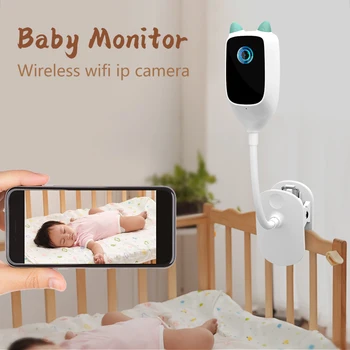 Xiaovv 2K bebek izleme monitörü 3MP WiFi Kapalı IP Kamera Ağlama alarmı İzleme Gözetim Mini Kamera Kablosuz Güvenlik Bebek Kamerası