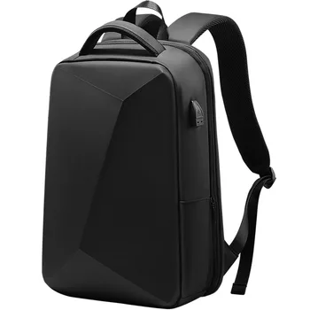 Erkekler Sırt Çantası İş Genişletilebilir Çok Fonksiyonlu Anti-hırsızlık Su Geçirmez Laptop TSA Anahtarsız Sırt Çantaları Sert Kabuk USB Şarj Çantası