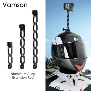 Vamson için Insta360 Motosiklet Montaj Adaptörü Alüminyum Alaşımlı uzatma çubuğu Genişletilmiş Kol Git Pro 11 10 9 8 7 6 aksiyon kameraları