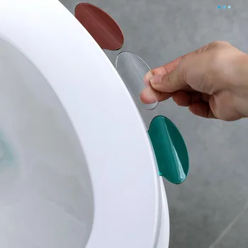 Tuvalet Kapağı Kaldırıcı klozet kapağı Yapıştırma Kaldırıcı Kolu Önlemek Dokunmatik Hijyenik Önlemek Dirtyhand Kaldırma Sticker Aracı Banyo Aksesuarları