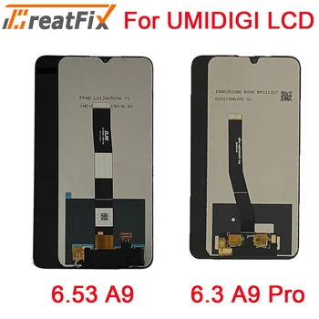 Orijinal UMIDIGI A9 LCD ekran dokunmatik ekranlı sayısallaştırıcı grup Sensörü Umı umıdıgı A9 Pro A9Pro LCD Değiştirme Sensörü Parçaları