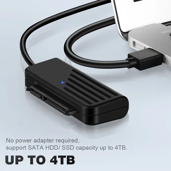 SATA USB 3.0 Adaptör Tipi C SATA Kablosu 5Gbps Yüksek Hızlı Veri İletimi İçin 2.5 İnç HDD Sabit Disk SATA Adaptörü