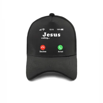 Komik İsa Beyzbol Kapaklar Yaz Rahat Ayarlanabilir İsa Çağırıyor Kabul Veya Reddetme Kap Erkekler Snapback Şapka MZ-008