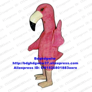 Pembe Flamingo Kuş Maskot Kostüm Yetişkin Karikatür Karakter Kıyafet Tiyatro Gösterileri Marketplstar Marketplgenius zx2635