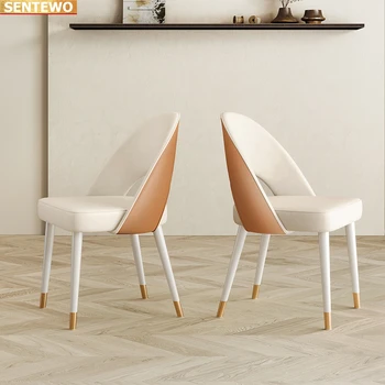 Tasarımcı yemek Sandalyesi Sillas Cadeira Sedie 6 Odası Takımı mutfak mobilyası yemek sandalyeleri Sala Da Pranzo Sedia Da Pranzo Moderne