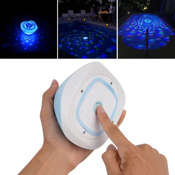 Yüzen ışık LED yüzme havuz ışığı sualtı su geçirmez güneş enerjili LED sokak lambası Çok Renkli değişen Su sürüklenme lambası