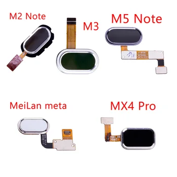 Meizu M2 Not M3 M5 meilan maeta MX4 Pro ana Düğme parmak İzi dokunmatik KİMLİĞİ sensör esnek kablo Şerit