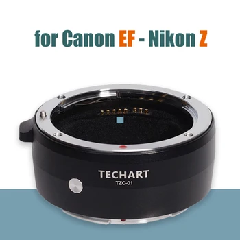 TECHART TZC-01 EF-NK Kamera lens adaptörü Otomatik Odaklama AF Adaptörü Dağı Canon EF Lens için Nikon Z6 Z7 Kameralar