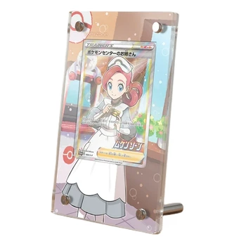 PTCG Pokemon Hemşire Sevinç Animasyon Karakterler Genişletilmiş Boyama Akrilik Kart Tuğla Anime Klasikleri Oyun Koleksiyonu Oyuncak Hediye