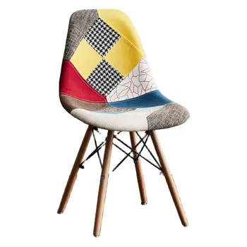 * İskandinav ev sandalyesi Modern Basit Şeffaf Yemek Sandalyesi Eames Arka Tabure Alt Ağ Kırmızı Boş Sandalye Müzakere Masası ve Sandalye