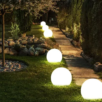 Renkli Güneş LED açık bahçe ışık topları Uzaktan Kumanda ile Peyzaj yolu Yard çim lambaları Noel Süslemeleri