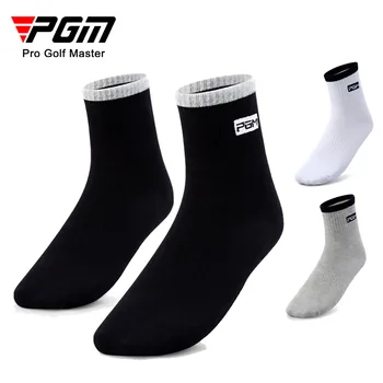 PGM 1 Çift Golf Çorap Yüksek Elastik Tenis beyzbol çorapları Saf Pamuk Nem Esneklik Çorap Eğlence Spor Moda WZ006
