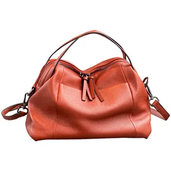 2022 Moda tasarımcı çantaları Yüksek Kaliteli Yumuşak Tam Tahıl İnek Derisi Deri kadın büyük el çantası Çanta Büyük Lüks Kadın omuzdan askili çanta