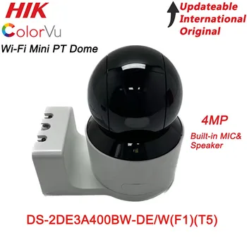 HIK DS-2DE3A400BW-DE / W (F1) (T5) 4MP ColorVu Wi-Fi Mini PT Dome ağ kamerası Dahili Mikrofon ve Hoparlör kablosuz ip kamera