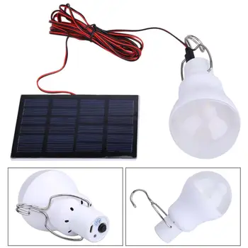 5V 15W Enerji Tasarrufu Açık Güneş Lambası USB şarj edilebilir led lamba Ampul Taşınabilir Güneş Enerjisi Paneli Dış Aydınlatma bahçe için