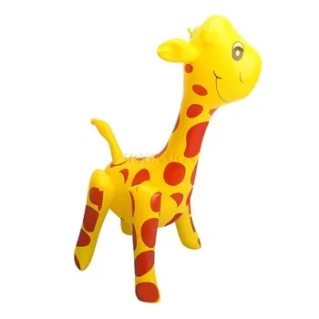 PVC şişme zürafa hayvan çocuk şişme oyuncak sevimli sika geyik hayvan bebek