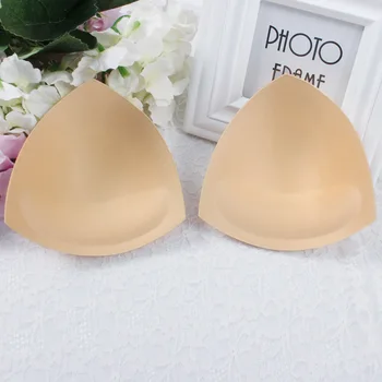 10 Çift Sünger Push Up Üçgen Sutyen Yastıkları Kadınlar için Görünmez Eklemek Mayo Bikini Meme Arttırıcılar Göğüs Fincan Pedleri Aksesuarları