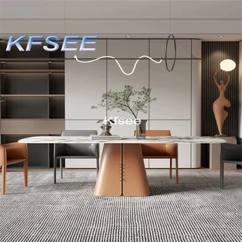 Kfsee 1 Adet Bir Set ıns Tasarımcı 160 cm uzunluk Lüks Yemek Masası