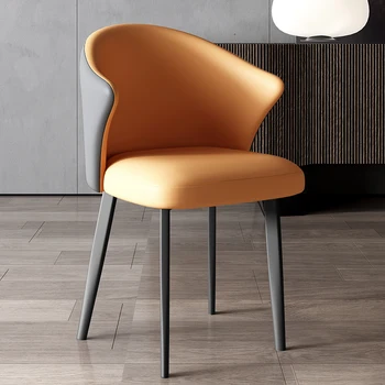 Lüks Kol sandalye Kapakları Wingback Modern Ofis Salonları Sandalye Yemek Tasarım Bireysel Silla Escritorio tasarımcıdan sandalye Çoğaltma