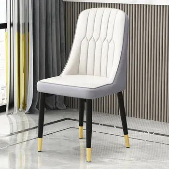 Katlanabilir Tasarımcı yemek sandalyeleri Modern Metal Lüks İskandinav yemek sandalyeleri Accent Ergonomik Sillas De Comedor Ev Mobilyaları