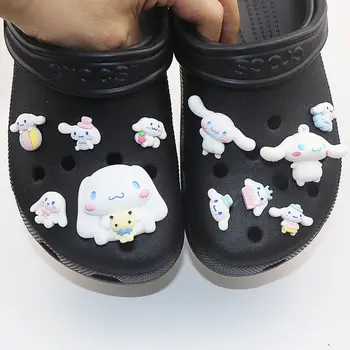 11 Adet Kawaii Sevimli Sanrio Cinnamoroll ayakkabı tokası Çıkarılabilir Dıy Süslemeleri Trend Ins Doğum Günü Hediyeleri Kız Arkadaşı Hediyeler Oyuncaklar Kızlar İçin