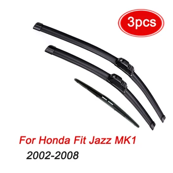 MIDOON Silecek Ön ve Arka Cam Silecek bıçak seti Kiti Honda Fit Caz İçin MK1 2002 - 2008 Windshield Cam Arka Cam 20 